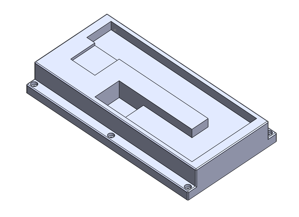 Upper section containing the maze slot